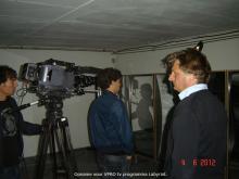 Der Regisseur und die Models bei der Arbeit. Der Regisseur und die Models bei der Arbeit.